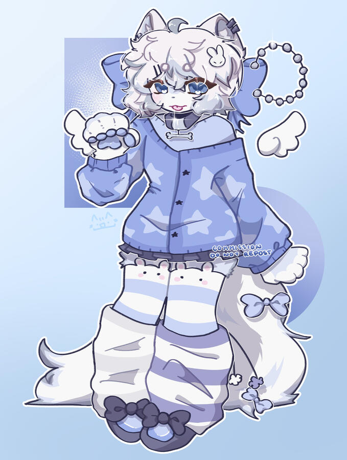 Commissioned by @LunarVulpes (twt)